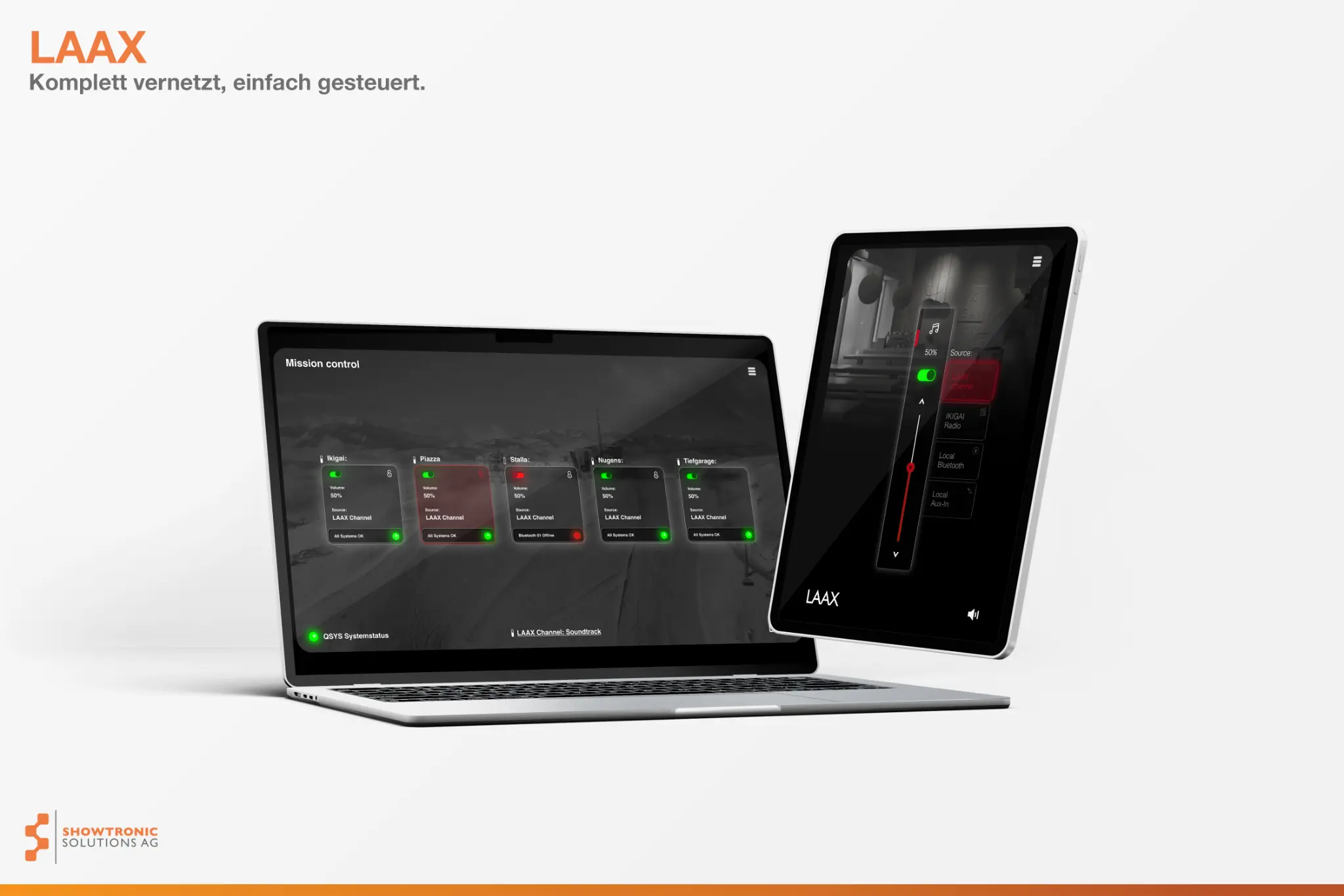 Mission Control Interface Legna Bar